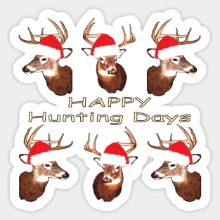 Christmas design, Hunter gifts, hunting, This Is My Brain Come Hunting Season Sticker